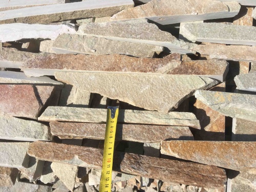 Горбушка златолит золотистый для облицовки купить в Республике Дагестан