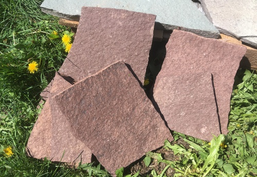 Плитняк лемезит бордовый для цоколя 1,5-2 см купить в Республике Дагестан