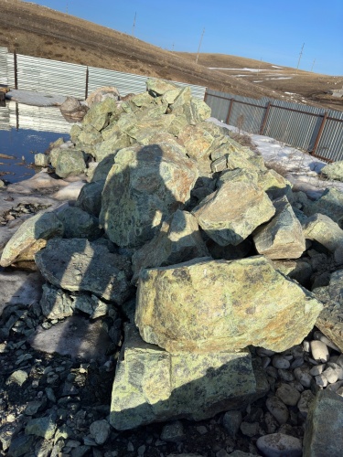 Камни для ландшафтного дизайна зелёные 10-60 килограмм купить в Республике Дагестан