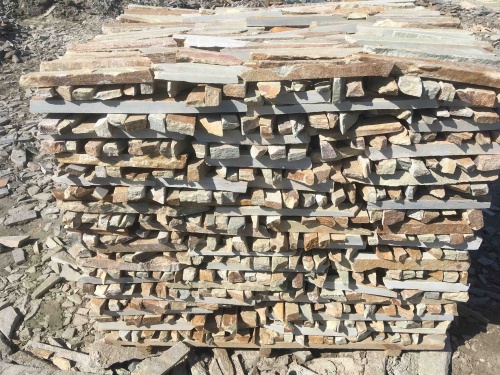 Горбушка златолит золотистый для облицовки купить в Республике Дагестан