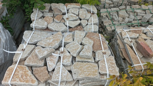 Гранитный плитняк галтованный для парковки купить в Республике Дагестан