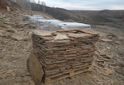 Плитняк кора дерева для цоколя, отмостки купить в Республике Дагестан