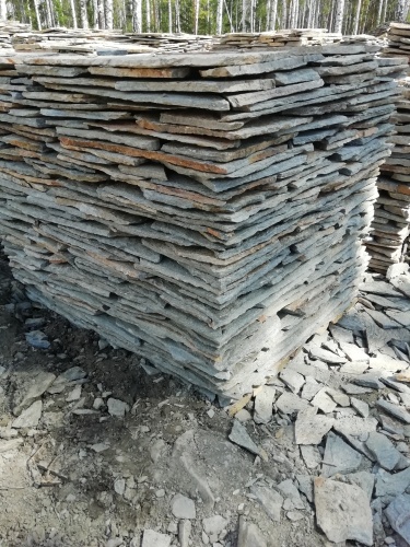 Плитняк златолит Уральский для цоколя, отмостки купить в Республике Дагестан